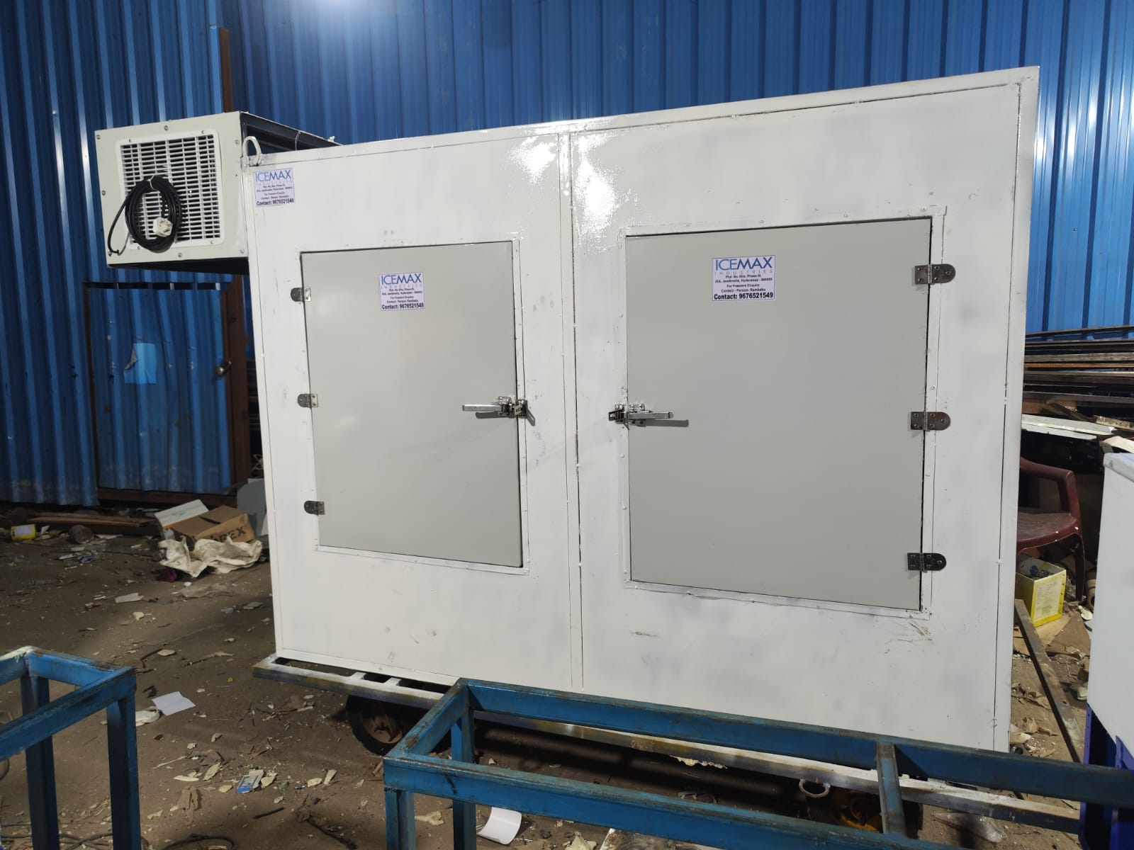 Vehicle Freezer Double Door
